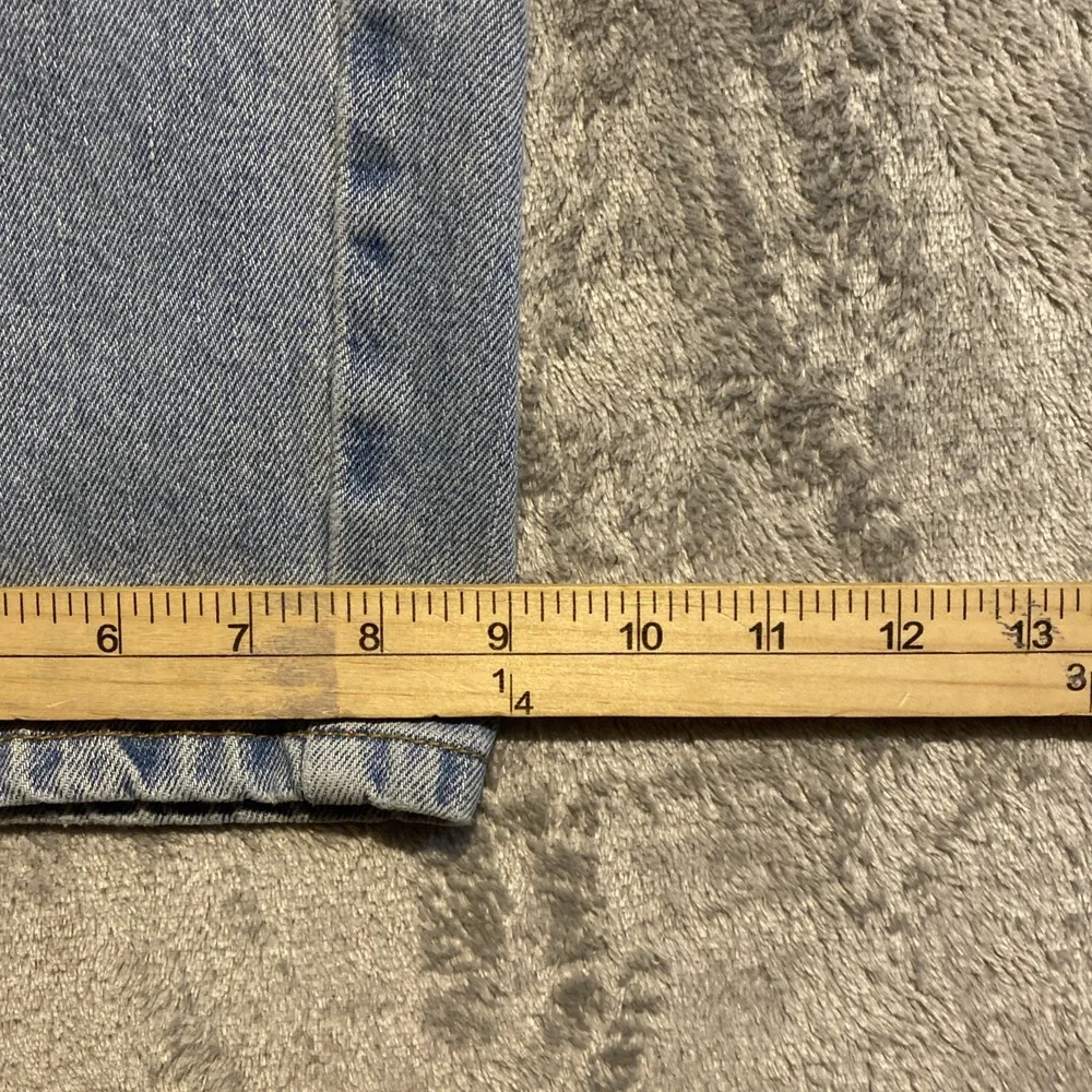 Levis 550 Jeans Men's Sz 42x30 Blue Faded Relaxed Distressed Classic Casual Dad